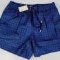 BRIONI SAILING SWIMSUIT $600 NAVY/BLUE LOGO DESIGN SWIM TRUNKS 4XL 60e NEW