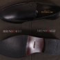 BRUNO MAGLI SHOES $545 BLACK LOGO M ORNAMENTED VAMP HANDMADE LOAFERS 9 42e NEW