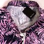 KITON SWIMSUIT $425 NAVY/PINK FLORAL PRINT LOGO EMBROIDERED TRUNKS SM 48 NEW