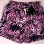 KITON SWIMSUIT $425 NAVY/PINK FLORAL PRINT LOGO EMBROIDERED TRUNKS SM 48 NEW