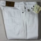 BRUNELLO CUCINELLI JEANS $585 WHITE WASH LOGO 5-PKT FIT LEG DENIM 40/38 56e NEW