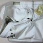 BRUNELLO CUCINELLI JEANS $585 WHITE WASH LOGO 5-PKT FIT LEG DENIM 40/38 56e NEW