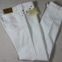 BRUNELLO CUCINELLI JEANS $585 WHITE WASH LOGO 5-PKT FIT LEG DENIM 40/38 56e NEW