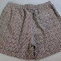 KITON SWIMSUIT $425 BROWN/WHITE MICRO-FLOWER LOGO EMBROIDERED TRUNKS XL 54 NEW