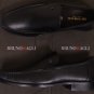 BRUNO MAGLI SHOES $545 BLACK LOGO M ORNAMENTED VAMP HANDMADE LOAFERS 11 44 NEW