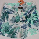 ETRO SWIM TRUNKS $350 WHITE/GREEN/BLUE LOGO BEACHWEAR BOARD SHORTS XL 54e NEW
