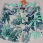 ETRO SWIM TRUNKS $350 WHITE/GREEN/BLUE LOGO BEACHWEAR BOARD SHORTS XL 54e NEW