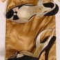 FERRAGAMO CREATIONS SHOES $1250 BLACK/TAN HANDMADE CADETTA BOW PUMP 7.5B 37 NEW