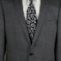 DOLCE & GABBANA SUIT $2195 BLACK 2-BTN PINHOLE MARTINI 100%WOOL SUIT 48 58e NEW