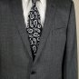 DOLCE & GABBANA SUIT $2195 BLACK 2-BTN PINHOLE MARTINI 100%WOOL SUIT 48 58e NEW