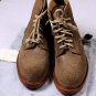 BRUNELLO CUCINELLI SHOES $1140 SAND SUEDE WINGTIP LUG SOLE BOOT 10.5 43.5 NEW
