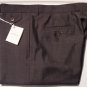 MICHAEL BASTIAN PANTS $595 CHARCOAL BLACK WOOL SHARKSKIN FITLEG SLACKS 38 54 NEW
