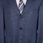 KITON JACKET $4995 BLUE HOUNDSTOOTH 100%WOOL 3-BTN HANDMADE COAT 46R 56 NEW