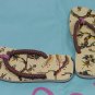 PAUL SMITH SHOES $235 YELLOW IVY LEATHER WOVEN THONG SANDAL SMALL 7-8 39-41e NEW