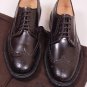 CHURCHS SHOES $785 DARK BROWN WING TIP ORNAMENT BENCH MADE DERBY 7.5 40.5 NEW