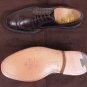 CHURCHS SHOES $785 DARK BROWN WING TIP ORNAMENT BENCH MADE DERBY 7.5 40.5 NEW