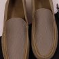 GIORGIO ARMANI SHOES $595 LIGHT BROWN LOGO EMBELLISHED SUEDE DRIVERS 11 44e NEW