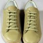 KITON SHOES $695 SAND BROWN LOGO PULL TAB STITCHED LEATHER TRAINER 9 42e NEW