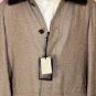 BRIONI JACKET $6,995 MALT BROWN 5-BTN CASHMERE/MINK HANDMADE CAR COAT 46 56e NEW