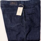 BRIONI JEANS $895 DARK WASH LOGO ORNAMNETED/STINGRAY HANDMADE DENIM 37/35 52 NEW