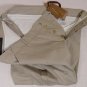 GUCCI PANTS $580 TAN LOGO LEATHER TAB FIT LEG STRETCH CHINO SLACKS 36 52e NEW