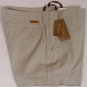 GUCCI PANTS $580 TAN LOGO LEATHER TAB FIT LEG STRETCH CHINO SLACKS 36 52e NEW