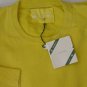 BORRELLI SWEATER $860 YELLOW 100%CASHMERE LUXURY CREWNECK JUMPER LG 52e NEW
