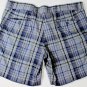 DOLCE & GABBANA SHORTS $545 BLUE/GRAY CHECK BERMUDA WALKING SHORT PANT 36 52 NEW