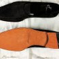 SANTONI SHOES $650 DARK BROWN SUEDE BANDED VAMP HANDMADE LOAFER 12 45e NEW