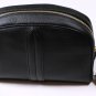 CORNELIANI BAG $580 DARK BROWN GRAIN LEATHER LOGO DOP KIT SHAVE TRAVEL BAG NEW