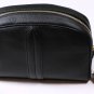 CORNELIANI BAG $580 DARK BROWN GRAIN LEATHER LOGO DOP KIT SHAVE TRAVEL BAG NEW
