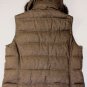 BRUNELLO CUCINELLI VEST $5115 BROWN CASHMERE/GOOSEDOWN/ FOXFUR GILET L 52e NEW