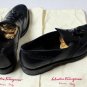 SALVATORE FERRAGAMO SHOES $720 DARK BLUE WINGTIP TASSELE VAMP LOAFER 10D 43e NEW