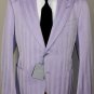TOM FORD JACKET $3190 LILAC COTTON/SILK HERRINGBONE STRIPE 2BTN BLAZER 42 54 NEW
