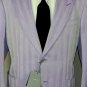 TOM FORD JACKET $3190 LILAC COTTON/SILK HERRINGBONE STRIPE 2BTN BLAZER 42 54 NEW