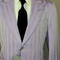TOM FORD JACKET $3190 LILAC COTTON/SILK HERRINGBONE STRIPE 2BTN BLAZER 42 54 NEW