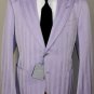TOM FORD JACKET $3190 LILAC COTTON/SILK HERRINGBONE STRIPE 2BTN BLAZER 42 54 NEW