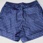 BRIONI SAILING SWIMSUIT $600 BLUE/GRAY LOGO EMBROIDERED SWIM TRUNKS XL 54e NEW