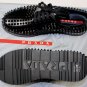 PRADA SPORT SHOES $1150 BLACK SPIKE STUDDED CALFSKIN LACE UP TRAINERS 10 43 NEW