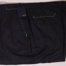 INCOTEX PANTS $1550 BLACK SUPER 180's WOOL HANDMADE DRESS SLACKS 46 62e NEW