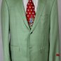 ISAIA JACKET $3480 LIGHT GREEN AQUACASHMERE/SILK 2-BTN HANDMADE COAT 40R 50e NEW