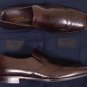 PRADA SHOES $795 DARK BROWN WING-TIP TOE STITCH ORNAMENTED LOAFER 9.5 42.5e NEW