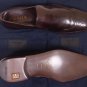 PRADA SHOES $795 DARK BROWN WING-TIP TOE STITCH ORNAMENTED LOAFER 9.5 42.5e NEW