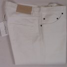 FERRAGAMO JEANS $475 WHITE LOGO ORNAMENTED 5-PKT SIGNATURE DENIM 38 54e NEW