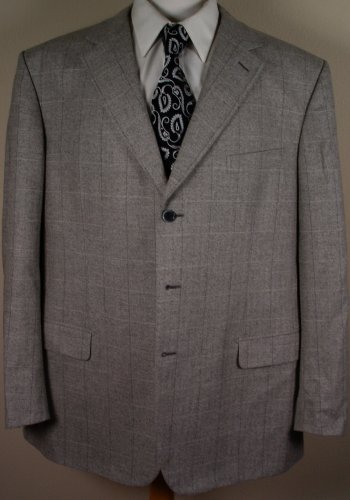 BRIONI COAT $4495 GRAY 3-BTN 100%WOOL HANDMADE BLAZER SPORT JACKET 50 60e NEW