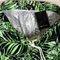 KITON SWIMSUIT $425 NAVY/GREEN FLORAL PRINT LOGO EMBROIDERED TRUNKS SM 48 NEW