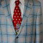 KITON JACKET $5965 BEIGE TARTAN 2-BTN 100%CASHMERE HANDMADE BLAZER 38R 48e NEW