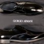 GIORGIO ARMANI SHOES $645 BLACK BRUSHED CALF STITCHED COMFORT DERBY 9 42e NEW