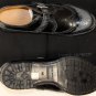 DSQUARED2 SHOES $755 BLACK WINGTIP BROGUE ORNAMENTED MUDGUARD MONK 11 44e NEW