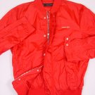 DSQUARED2 COAT $1190 RED DUAL ZIP LOGO ORNAMENTED TECHNO TRACK JACKET LG 52e NEW